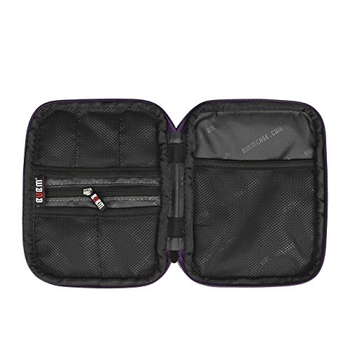 image for BUBM External Hard Drive Carry Bag, Organizer for Hard Drive, Power Ba