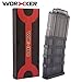 Worker Magazine, PeleusTech Customized 12 Short Darts Magazine Quick Reload Clip - Transparent Black