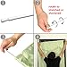 Ioffersuper Carbon Steel Adjustable Rod Tension Bathroom Curtain Extensible Rod Hanger 55-90cm