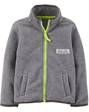 Carter's Baby Boys' Microfleece Jacket (Baby) - Heather
