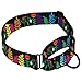 CollarDirect Martingale Collars for Dogs Heavy Duty Floral Pattern Female Safety Nylon Training Wide Collar Flower Design Large Medium (L, Neck Size 15