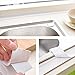 Bathtub Caulk Strip PE(Polyethylene) Waterproof Self Adhesive Tub, Kitchen Caulk Tape and Bathroom Wall Sealing Tape Caulk Sealer, Flexible Peel and Stick Caulking Tape, 1.5'' x 11' (White)