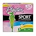 Playtex Sport Tampons with Flex-Fit Technology, Regular and Super Multi-Pack, Unscented - 36 Count
