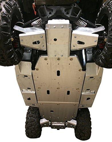 2016-2018 CFMOTO ZForce 800 Trail 9-Piece Complete Aluminum Skid Plate Set By Ricochet 9300F