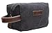 Canvas Travel Toiletry Organizer Shaving Dopp Kit Cosmetic Makeup Bag 9 Inch #B4 (grey)