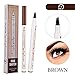 Arishine Eyebrow Tattoo Pen Microblading Eyebrow Pencil Tattoo Brow Ink Pen with a Micro-Fork Tip Applicator Creates Natural Looking Brows Effortlessly and Stays on All Day