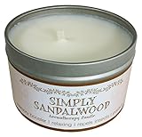 Our Own Candle Company Soy Wax Aromatherapy Candle, Simply Sandalwood, 6.5 Ounce