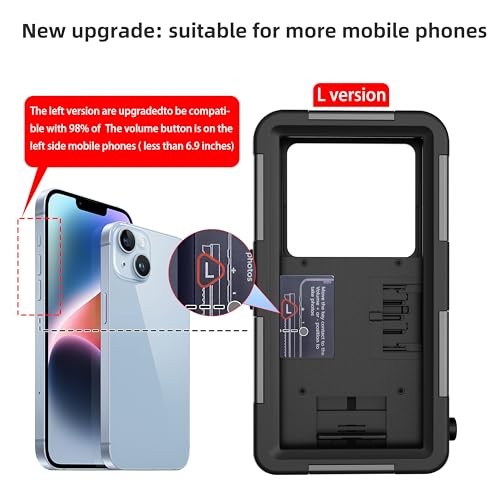 Professional Diving Phone Case Pouch Waterproof Smartphone IPX8 Pouch Waterproof Phone Case Cover Protective Case for iPhone 17 Air 16 17 Pro 16 17 Pro max 15 Pro 13 14 15 Pro Max