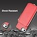 ZVE Wallet Case for iPhone SE 2022 5G for Apple iPhone 8iPhone 7, 4.7 inch, Zipper Wallet Case with Credit Card Holder Slot Handbag Purse Wrist Strap Protective Case for iPhone 8/7- Red