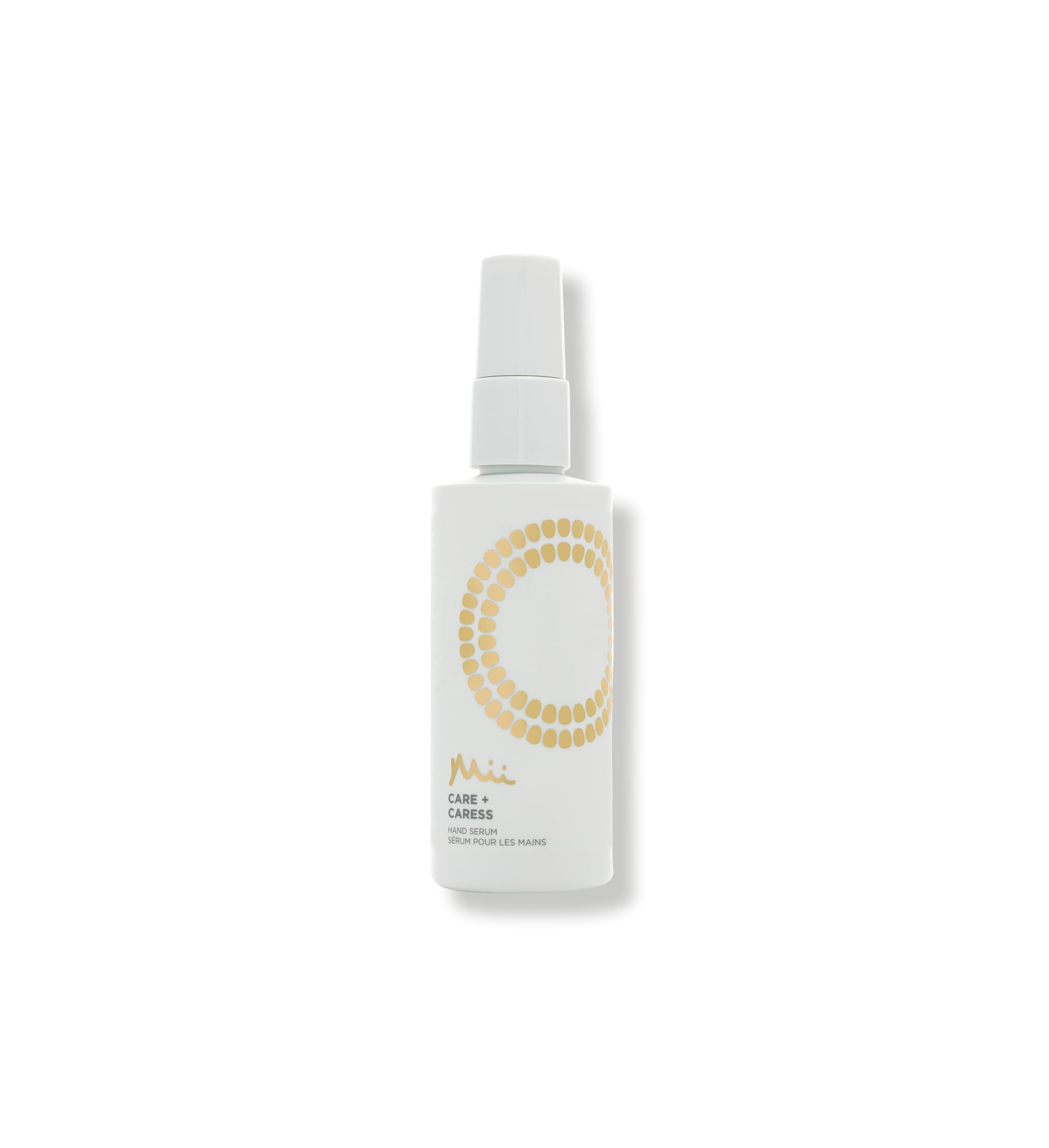Mii Cosmetics Care + Caress Hand Serum | Concentrated Hand Serum for Very Dry Hands, Deeply Nourishing Hand Lotion with Niacinamide | Hydrating Hand Moisturiser for Youthful-Looking Hands | 100ml