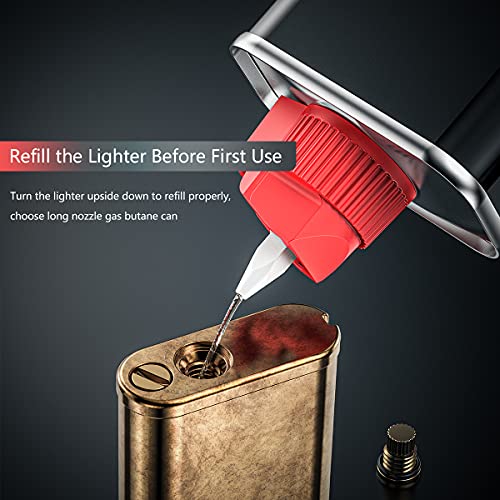 VVAY Vintage Brass Petrol Lighter, Retro Petroleum Lighter with Match (Sold without Petrol)