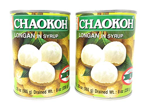 Chaokoh Longan in Syrup, 20oz (565g), 2 Pack - Thumbnail 3