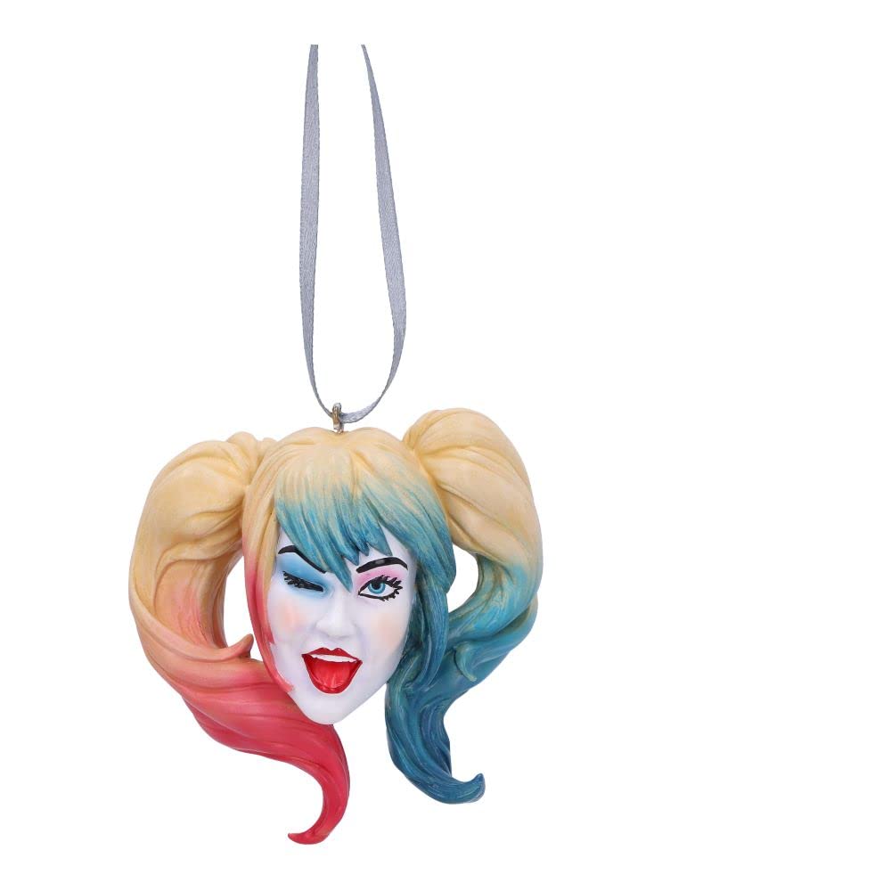 Nemesis Now Officially Licensed Harley Quinn Hanging Ornament, Yellow, 8cm