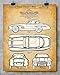 1955 Mercedes-Benz 300SL Gullwing Coupe - 11x14 Unframed Patent Print - Makes a Great Gift Under $15 for Car Lovers