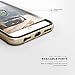 Zizo Shock Series Compatible with iPhone 8 Plus case Military Grade Drop Tested with Tempered Glass Screen Protector iPhone 7 Plus case Gold