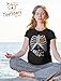 Tstars - Halloween - Pregnant Skeleton Xray Costume Maternity Shirt X-Large Black