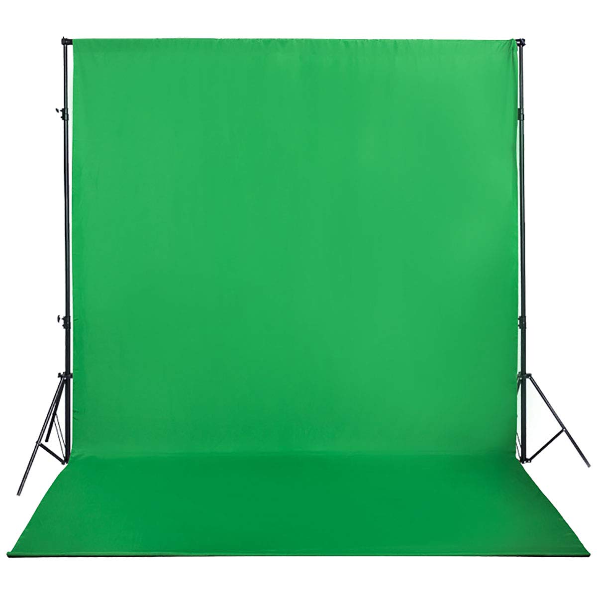 Photo 1 of HMTfoto Background Green Screen Photo Backdrop Chromakey Muslin Portrait Background Screen for Photo Video Studio Photography Backdrop (Green, 5x7ft)