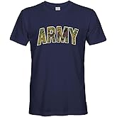 Men's Classic Camouflage Army Military Infantry T-Shirt