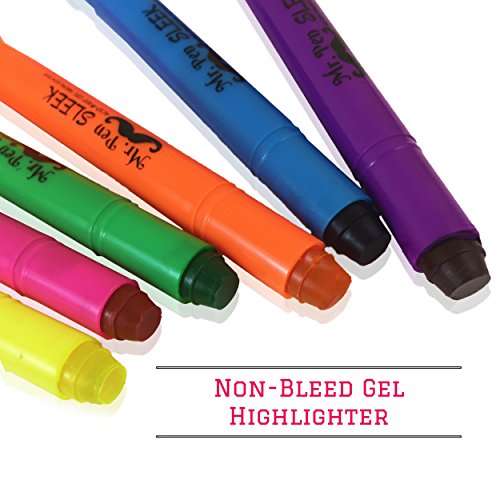 Mr. Pen Gel Highlighters, Bible Highlighter, Pack of 12, No Bleed