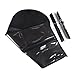 Modpion Hair Extension Hanger Double Side Anti-slip Hair Extension Holder with Portable Protection Suit Bag (Black)thumb 3