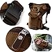 ELEGIANT New Men Multi-Purpose Racing Drop Leg Bag Motorcycle Outdoor Bike Cycling Thigh Tactical Bag Brown