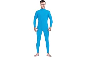 Gaoin Men's and Women's Stretch Spandex Zentai Unitard Bodysuit Costume Without Hood Feet Hands