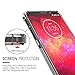 [2 PACK] Moto Z3 Play Case, SPARIN Moto Z3 Play Case with Precise Cut-Out/Camera Protection/Scratch Resistance/Anti Watermark/Soft Nature TPU, 6.0 inch, Clear