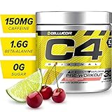 Cellucor C4 Original Pre Workout Powder Energy Drink w/Creatine, Nitric Oxide & Beta Alanine, Cherry Limeade, 30 Servings
