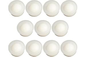ZCZQC 10pcs Mini Nylon Ball Transfer Bearing Unit Table Conveyor Roller Ball for Furniture, 1/3", White