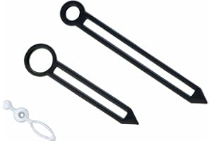 Ewatchparts Watch Hand Compatible With Pam Unitas Movement ETA 6497-6498 Panerai Watch Movement Black