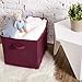 EZOWare Set of 4 Foldable Fabric Basket Bin, Collapsible Storage Cube Boxes for Nursery Toys (13 x 15 x 13 inches) (Warm Color)