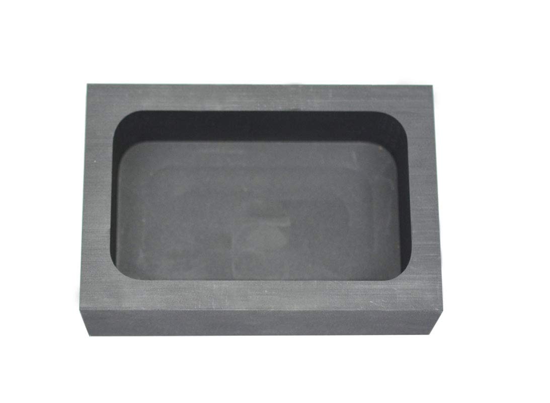 LLF Gold Silver Graphite Ingot Mold Mould Crucible for Melting Casting Refining (D3kg)
