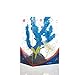 Uniclife Glowing Effect Silicone Artificial Coral Plant for Fish Tank, Aquarium Landscape Decoration,Fish Tank Decorations – Blue