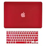 TOP CASE - 2 in 1 Signature Bundle Rubberized Hard Case and Matching Color Keyboard Cover Compatible MacBook Air 11