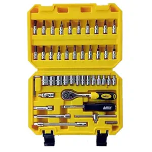 AASONS Socket Set, 46 Pieces Spanner Socket Set 1/4