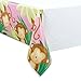 Girl Monkey Baby Shower Plastic Tablecloth, 84
