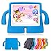Lioeo iPad Air 2 Kids Case iPad Air Kids Case Cute 3D Cartoon Light Weight Shock Proof Protection Cases EVA Foam Protective Children Cases and Covers for Apple iPad 5 6 Generation New iPad 2017 (Blue)