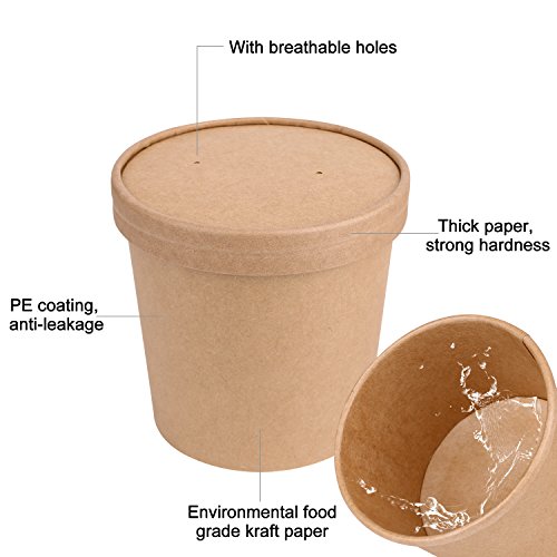 Disposable Take Out Kraft Food ToGo Containers/Soup Containers, Deli
