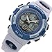 Girls Boys Waterproof Sport Digital Watch Dual Time Display With Alarm Clcok Stopwatch Calendar Digital Watches (White)