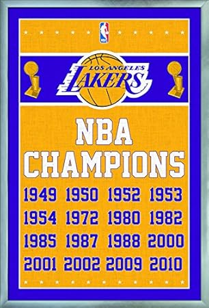 Trends International Nba Los Angeles Lakers Champions Wall Poster 22 375 X 34 Multi Home Kitchen Cjp Org In