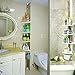 Alice Constant Tension Shower Caddy Pole, Commecial Grade Rustproof Corner Rack - Ivory