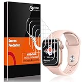 MP-MALL Screen Protector for Apple Watch 44mm / 42mm (Series 5/4/3/2/1 Compatible), [6-Pack] Anti-Bubble Screen Protector Flexible Film