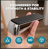 STRONGEST HOME Zinc Rubber Door Stop Wedge Set 2 Plus Wall Protectors view 7