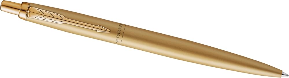 Parker Jotter XL Ballpoint Pen Monochrome Matte Gold Medium Blue Ink Gift Box