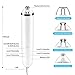 Blackhead Remover, USB Chargeable Blackhead Vacuum Suction Remover, Electric Skin Cleanser Blackhead Extractor Tool, Skin Pore Cleaner Microdermabrasion Machine with 4 Replaceable Suction Heads