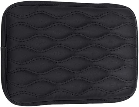 Car SUV Armrest Arm Rest Center Console Pad Cushion Seat Box Mat Cover Black