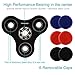 Spinny Fidget Toy TANAAB Colorful Caps [Solid & Durable]High Speed[Super Smooth Spinning fidget]Well Balanced New Style Figit Spinner- Black