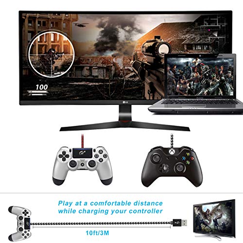 5 PS4+Controller+Charger+Charging+Cable