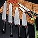 TUO Cutlery Chef Knife - Japanese Damascus Steel - Rose Pattern - Kitchen Knife With Erqonomic G10 Handle (Ring-chef)