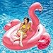 Intex Giant Inflatable Ride-On 86 Inch Mega Flamingo Island Pool Float